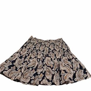 Brand New Anthropologie Paisley Print Skirt